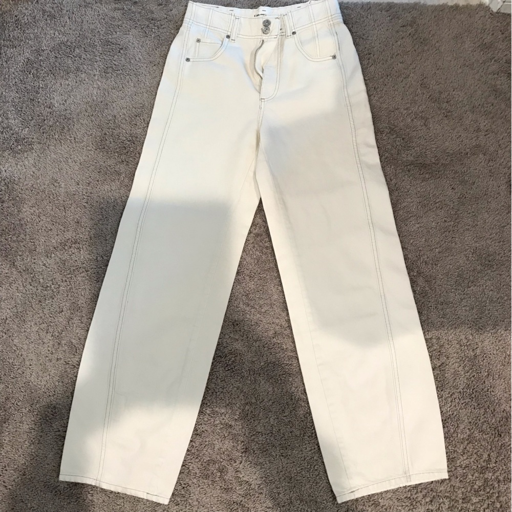 We The Free Cream Wide-Leg Pants
